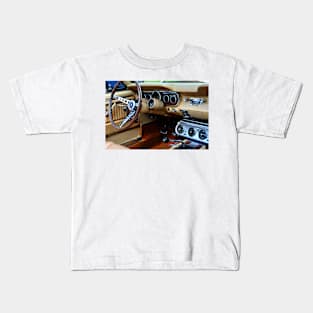 Ford Mustang Sports Car Interior Kids T-Shirt